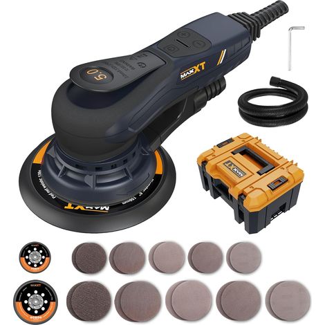 Ponceuse excentrique 5,0 mm brushless Moteur EC 350W Plaque double 150 mm (1/5)
