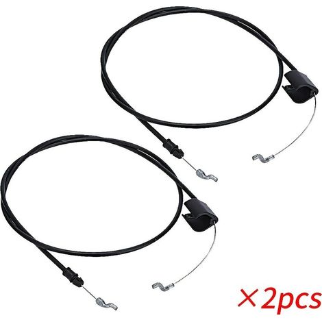 Câble d'accélérateur/moteur universel 2 pièces pour tondeuse à gazon 53 cm3 (connecteur en Z) - Accessoires pour tondeuse à gazon (1/4)