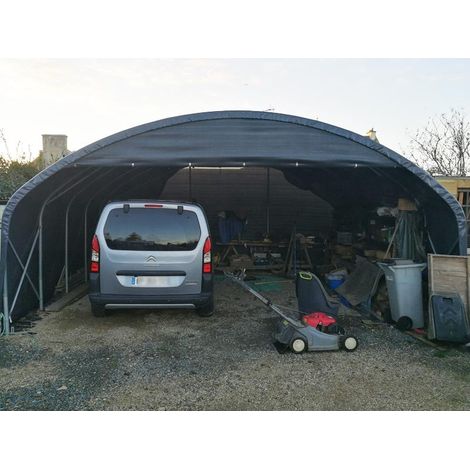 Bâche camion 640 gr/m² - gris anthracite - Long 11 m, Larg 5 m