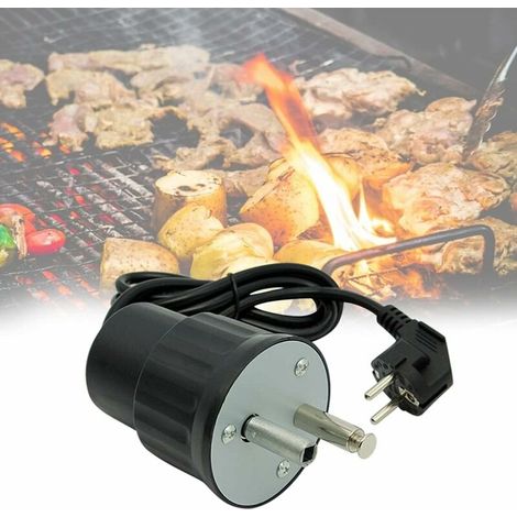Moteur Tourne Broche,Moteur de Barbecue, Moteurs de barbecue, barbecue à moteur électrique rotatif rotatif AC BBQ Support rôti 220-240V Moteur d'accessoires de moteur H669 (1/4)