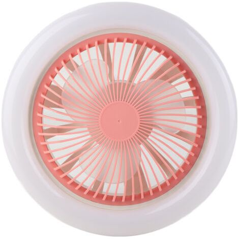 ALLIANDISLampe de ventilateur de plafond petite E27 30W lampe de ventilateur LED réglable silencieuse pour chambre d'enfant chambre 85‑265V (1/5)