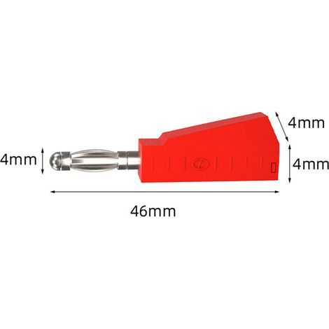 Lot de 10 câbles de test électriques flexibles en silicone, avec fiches bananes empilées, colorés, pour plaque d'essai. (1/5)