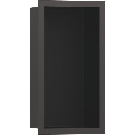 hansgrohe XtraStoris Nicho de pared individual negro mate con (1/5)