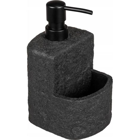 Wenko FESTIVAL dispensador de jabón líquido negro 380 ml (1/3)