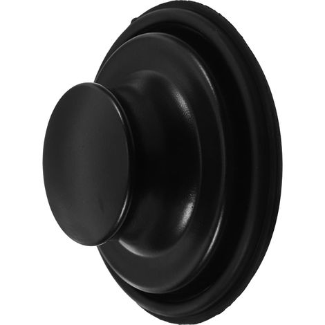 Bouchon d'évier, inox, noir, pour broyeur de déchets (1/5)