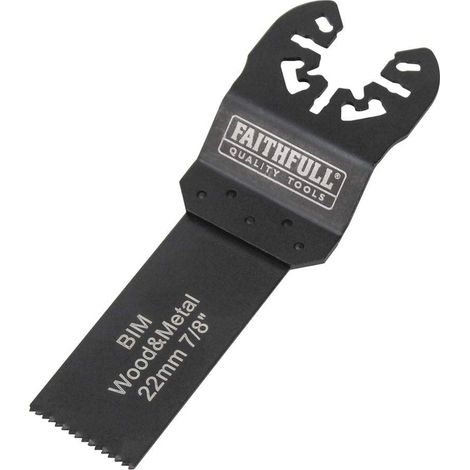 Faithfull 22mm Bi-Metal Multi-Functional Flush Cut Blade - Universal Fit 140mm Cutting Length