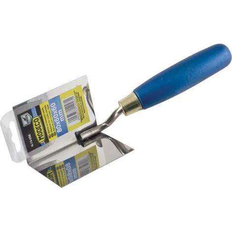 Attrezzo muratore Modeco mn-74-056 acciaio inox manico legno 80x60x60 mm