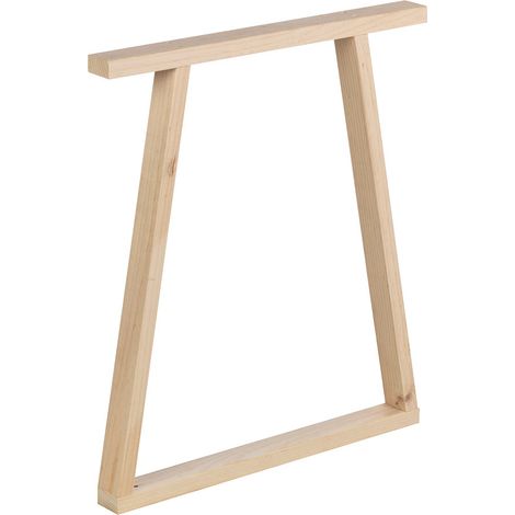 Astigarraga Piedi modulabili in legno naturale 75 cm