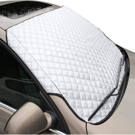 Pare-neige avant pour voiture 100×145 cm, protection pare-brise contre neige et givre, installation rapide et anti-vent (1/5)