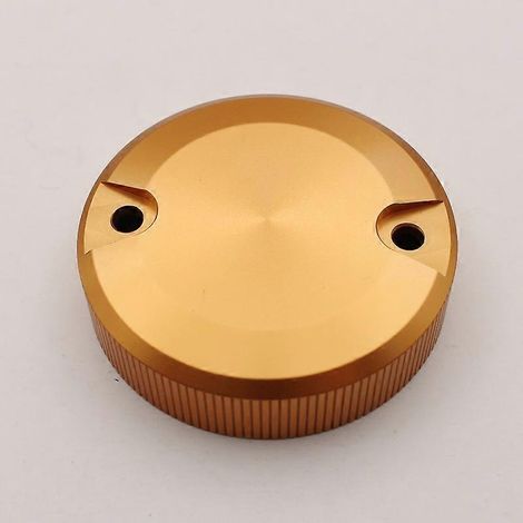 Modification de moto, bouchon de pompe à frein CNC, bouchon de godet à carburant, bouchon de godet à pompe à poussée directe, couvercle de pot rond, accessoires de couvercle en alliage d'aluminium (1 (1/5)