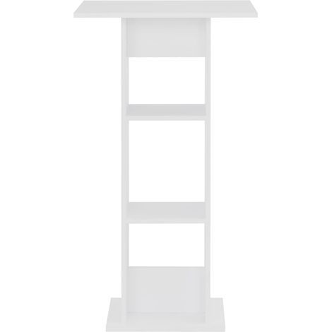 Maison Exclusive - Tavolo da Bar Bianco 60x60x110 cm