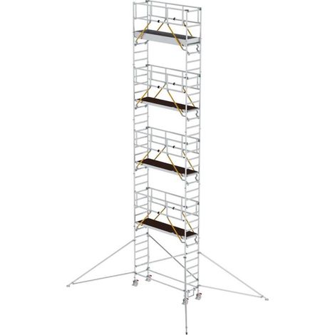 MUNK Rollgerüst SG mit Ausleger 0,75x2,45m Plattform 11,51m AH