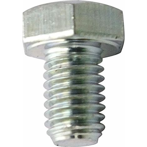 Bullone a testa esagonale, filettatura completa, M8x12, classe 8.8, DIN 933, zincato bianco, C-360 (1/2)