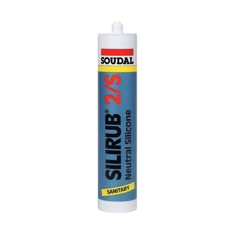 SANITÄR-SILIKONDICHTSTOFF SOUDAL SILIRUB NS 300ML WEISS 120656