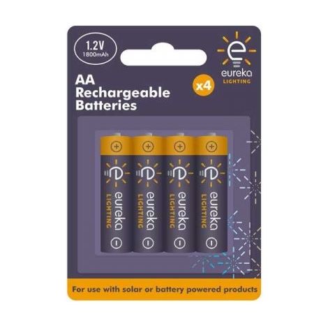 Pack 4 x batterie rechargeable 1,2 V NiMh AA 1800 mAh
