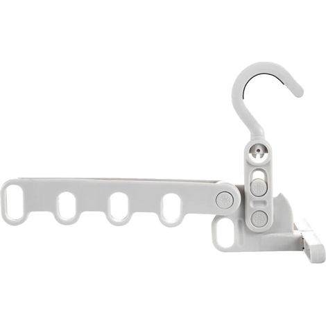 Séchoir à linge, design pliable, haute capacité de charge, Blanc-L (1/2)