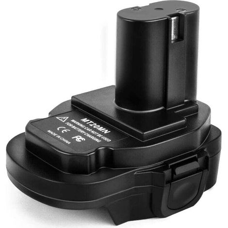 Adaptateur convertisseur de batterie pour outils électroportatifs sans fil Makita 18 V, compatible avec les batteries au lithium (1/4)