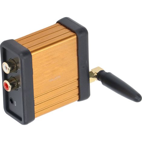 Stereo-Audio-Receiver mit Verstärker, Bluetooth 5.0, HiFi-Anschluss, 3,5-mm-Klinkenausgang (Cinch), 5 V DC (1/5)