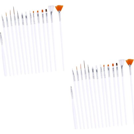 Kit de 30 pinceaux pour peindre et décorer les gâteaux avec du fondant. (1/4)