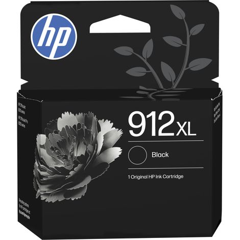 HP Cartucho de tinta Original 912XL negro de alta capacidad (1/5)