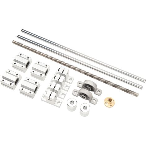 Support de tige de guidage de mouvement linéaire SC8UU, bloc coulissant KP08, coussin de palier pour imprimante 3D et machine de gravure 8 300 (1/5)