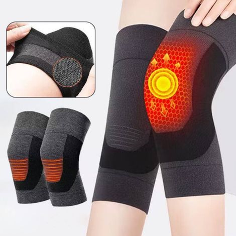 Manchons auto-chauffants pour les genoux, pour soulager les douleurs articulaires et apporter de la chaleur (1/5)