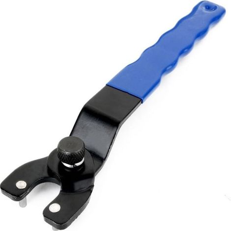 Meuleuse d'angle pratique et élégante, clé universelle, accessoires d'outils, poignée en plastique, outils de réparation ménagers (1/5)
