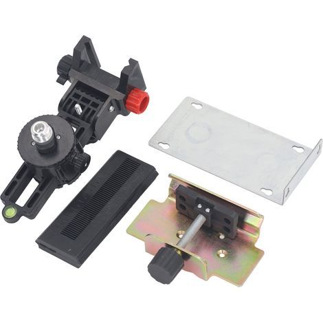 Feineinstellbügel für Nivelliergerät, L-förmiger magnetischer Drehbügel, Basisadapter für Nivelliergerät, Wand- und Teleskopstangenbefestigung (1/5)