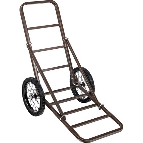 Mophorn Chariot à cerfs pliable, capacité de 300 lb, grandes roues en caoutchouc et poignée ergonomique, chariot de jeu robuste pour la chasse, la pêche, la randonnée, l'équipement utilitaire (1/5)