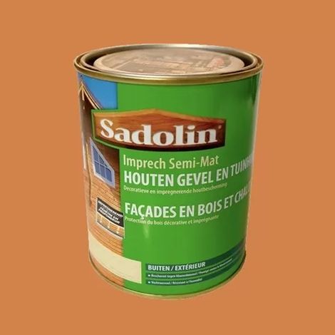 Lasure SADOLIN (Woodlover) Impregnant Semi-mat Marron 0,75 L