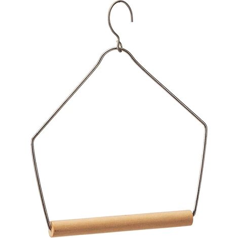 Columpio para pajaros de madera