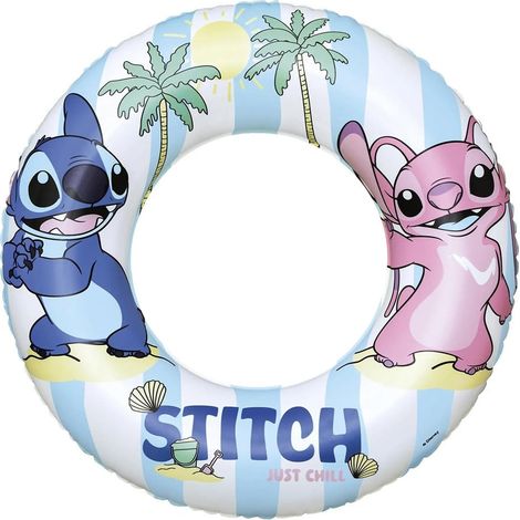 TrAdE Shop Traesio - Ciambella Salvagente Gonfiabile Grafica Stitch Piscina Mare Per Bambini 3-6 Anni 9104u - (1/5)