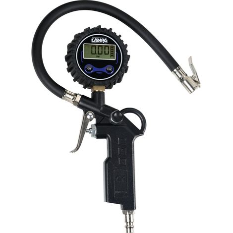 Pistola con manometro digitale per gonfiaggio pneumatici (1/2)