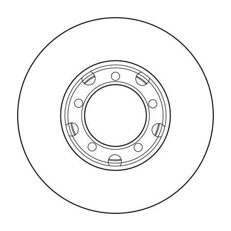 Lot de 2 Disques de frein TRW Automotive DF1577 MERCEDES-BENZ 601 420 00 72