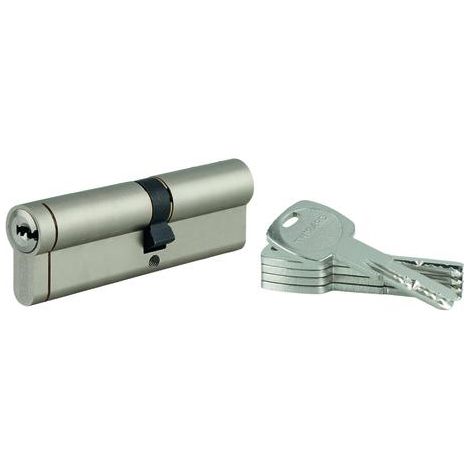 THIRARD - Cylindre double entrée Transit 1 UNIKEY (achetez-en plusieurs, ouvrez avec la même clé), 40x60mm, 5 clés, nickelé - THIRARD (1/5)