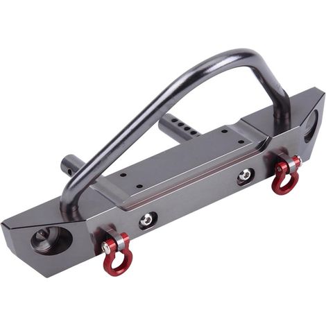 Pare-chocs avant en alliage d'aluminium pour Jeep Wrangler SCX10 1/10 - Axial RC Crawler (1/5)