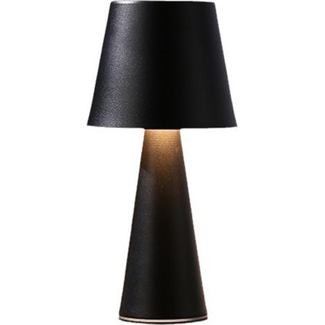Lampara De Escritorio Led Recargable - 3 W - Luz Cálida 3000 K - Diseño Redondo Tricromático - Batería Integrada De 2000 Mah - Uso En Interiores (1/5)