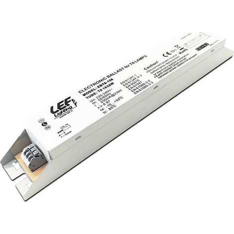 Balasto electrÓnico para lÁmparas fluorescentes t8(g13) 2x36w ebt8-236