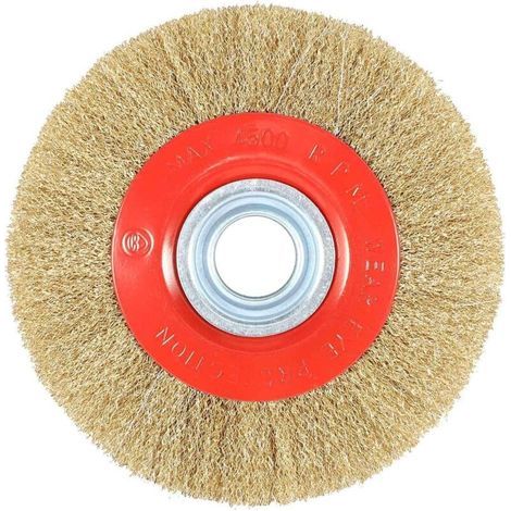 1 Pcs 8 Pouces En Acier Inoxydable Plat Brosse Adaptateur Anneaux Pour Bench Grinder Polonais (1/4)
