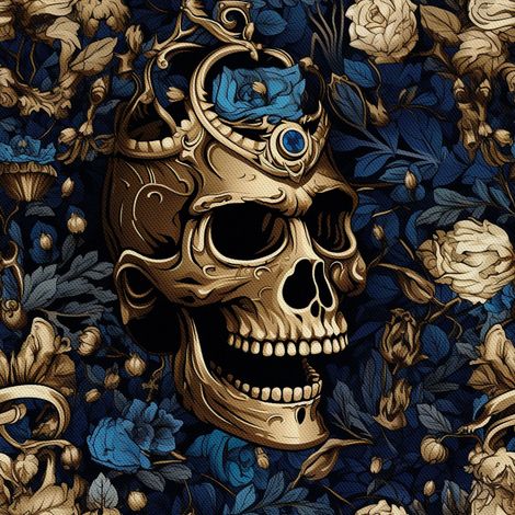 Tela Oxford decorativa para exteriores - Motivo de calavera I DX4416 (1/5)