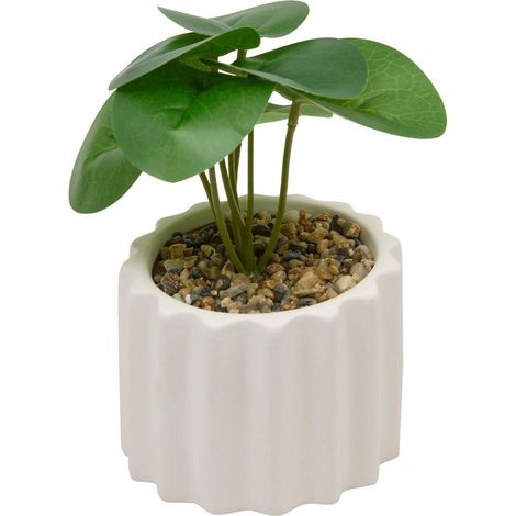 Pianta artificiale in vaso flow 9,5x9,5 cm - Atmosphera créateur d'intérieur