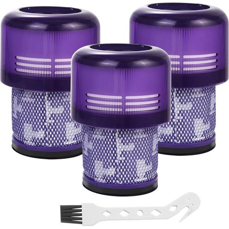 3 Pack of V11 Filters for pour Dyson, Accessories for Dyson V11 Torque Drive, V11 Animal, V11 Complete, V11 Extra, V15 Detect, V15s Detect Submarine, Replacement Part 970013-02 (1/5)
