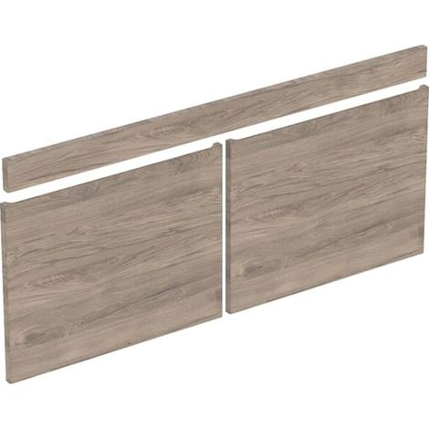 Ensemble de tiroirs/portes GE pour Renova Plan US pour MDWT, L:130cm, noyer Hickory (1/2)