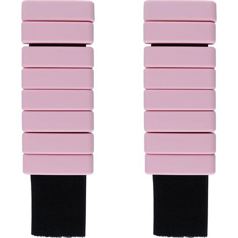 Lot De 2 Bracelets Lestés Pour Le Yoga, La Danse, La Barre, Le Pilates, Le Cardio, L'aérobic, La Marche, Le Jogging, Rose (2 X 0,5 Lb)