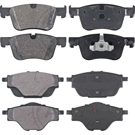 KIT PASTIGLIE FRENO ANTERIORI E POSTERIORI compatibile con PEUGEOT 407 (6D) / PASTIGLIE FRENANTI AUTO OEM P 61 109,P 61 079 / SOSTITUZIONE DIRETTA / BASSA POLVERE / SILENZIOSO