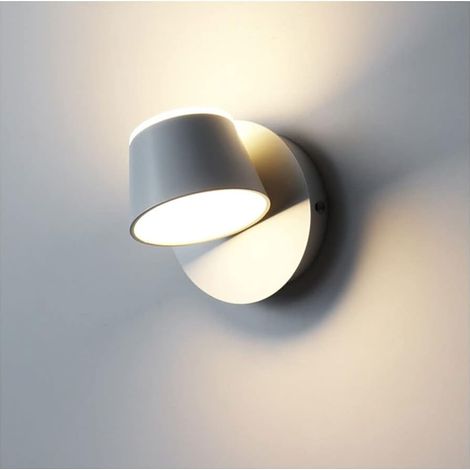 Wall lamp, LED Wall Mount Reading Light, Headboard Lights, 5W/10W LED Reading Wall Lamp is Suitable for Bedroom Bedside Living Room Background Wall Aisle,Indoor Wall Light (Color : Black(Double Side) (1/5)