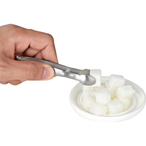 Set mit 3 Servierzangen aus Edelstahl, Minizangen für Zucker und Teebeutel, Küchenhelfer (1/5)