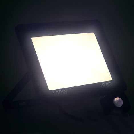 Projecteur à LED avec capteur 100 W Blanc froid CFW380664 (1/5)