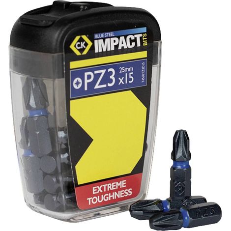 C.K Blue Steel T4560 PZ3D15 Inserto a Croce 15 parti Croce Pozidriv (1/2)