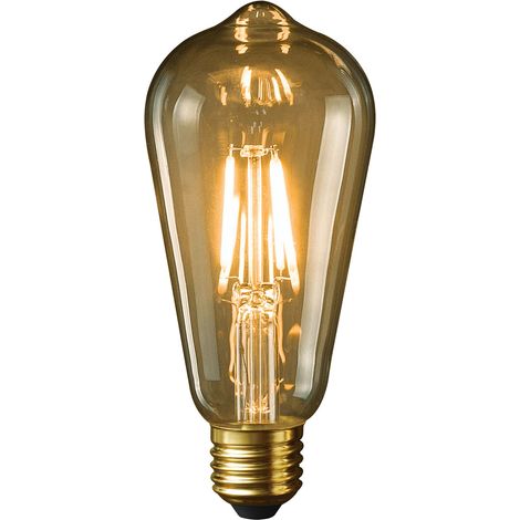 muvit iO bombilla inteligente Filamentos Vintage Edison E27/5W/470lm Blanco Ambar D64H140 (1/5)